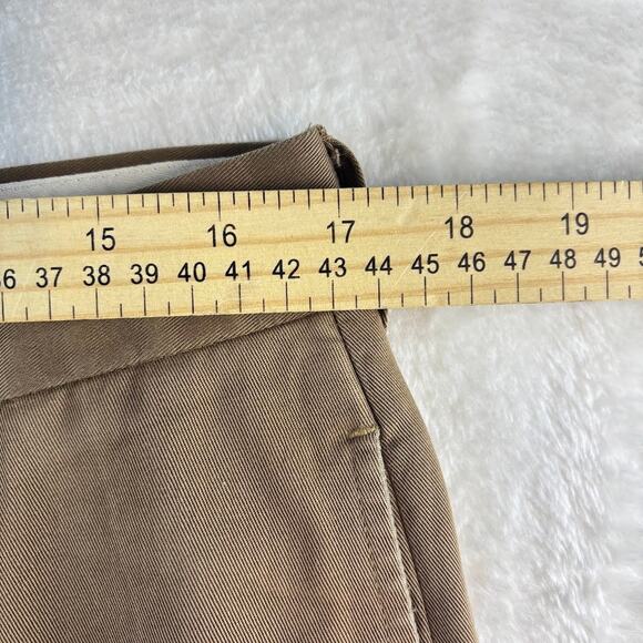 L.L. Bean Chino Pants / Slacks 0 BTK8 Men's Size 34 Brown - Picture 8 of 10